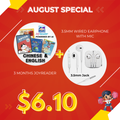 August Special: JoyReader e-Storybooks + Wired Earphones
